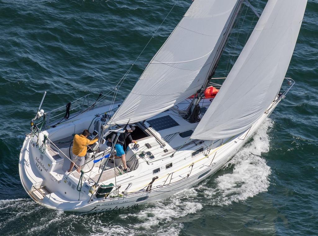 2016 Newport Bermuda Yacht Race start. JEROBOAM skippered by Jonathan Green competing in Class 2 double handed class © Daniel Forster / PPL